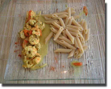 Crevettes au lait de coco