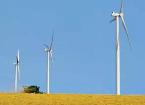 ferme d'éolienne