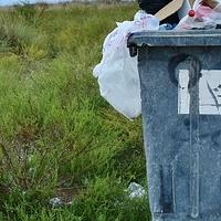 Déchets de sacs plastiques