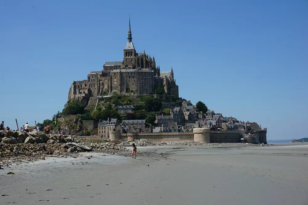 Le mont-Saint-Michel dans la Manche